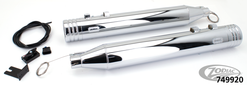 MCJ ADJUSTABLE EXHAUSTS FOR TOURING