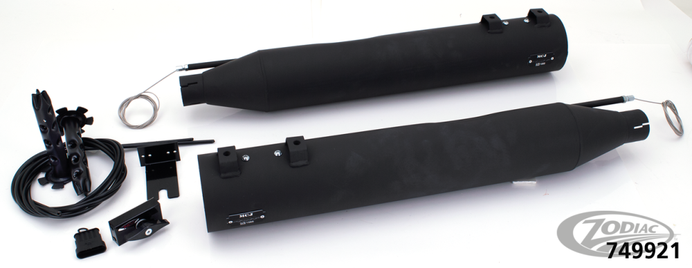 MCJ ADJUSTABLE EXHAUSTS FOR TOURING
