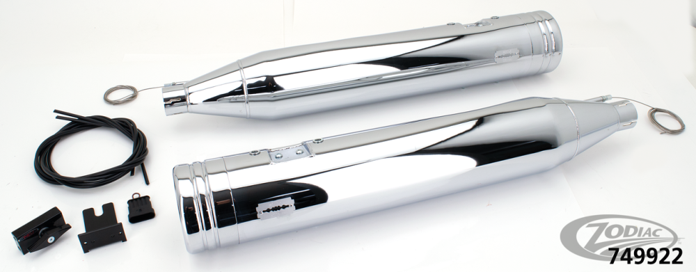 MCJ ADJUSTABLE EXHAUSTS FOR TOURING