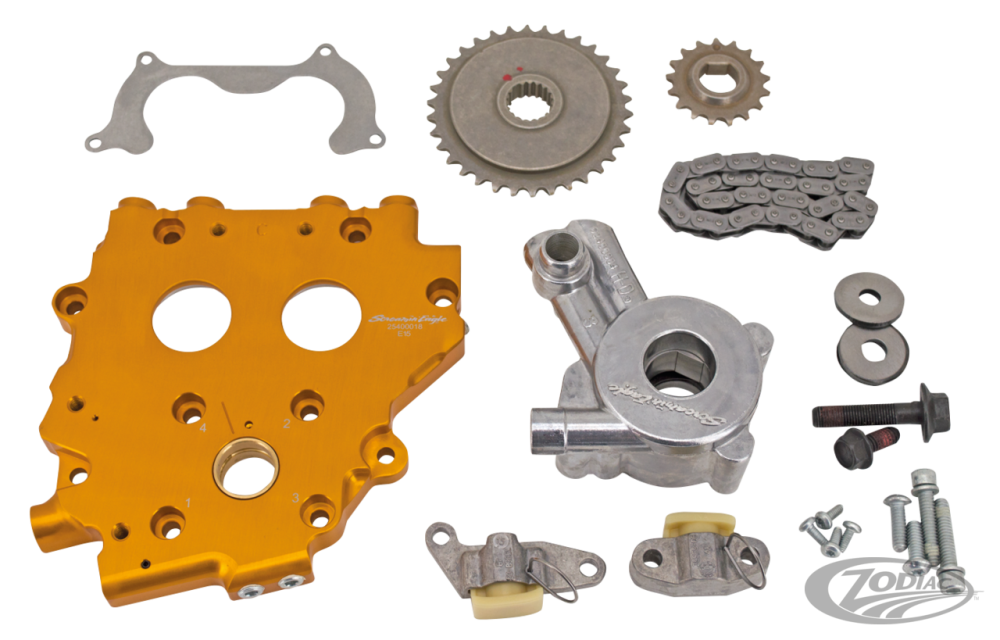 HD OEM SE Hybrid cam plate and high volume oil pump kit