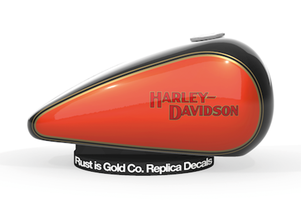 Tank Decals Red/Gold FXRS82