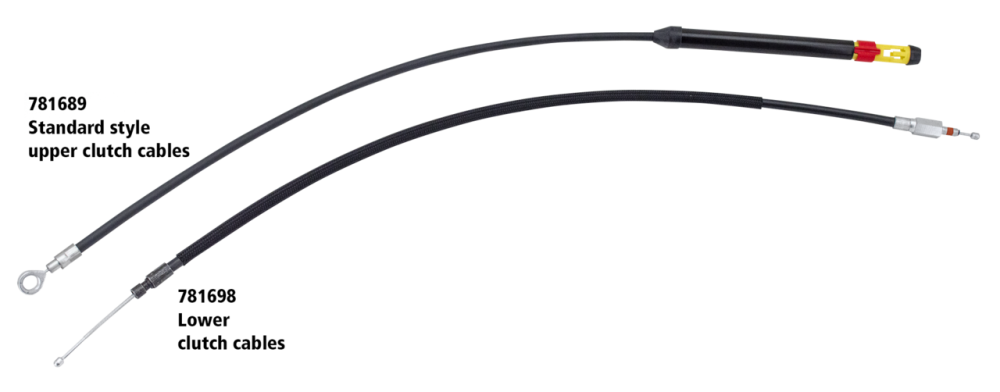 CLUTCH CABLES FOR MILWAUKEE EIGHT - Batwing style