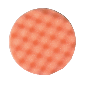 3M 5 tum Polerrondell Ø 133 mm. Våfflad, Orange.