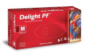 Vinylhandske strl L Aurelia opudrad 100p