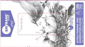 Nitrilhandske strl L PF Violet 3.5g