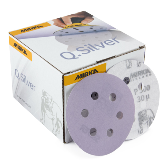 Mirka Q-Silver P500 Torrslip 77mm 100-pack