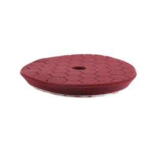 Glosser 5 tum polerrondell Ø 155x20x140 mm. Medelgrov, burgundy fasad.