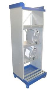 Dunkställ med spilluppsamling. Svart