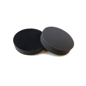 Polerrondell Ø 130x25 mm, mjuk, svart.