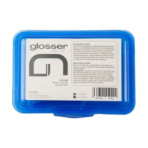 Glosser Blå lera i plastask, 200 gram.