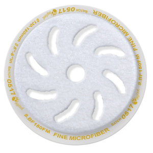 Rupes 3 tum polerrondell Microfiberpad Medium Cut Ø 100x80 mm.