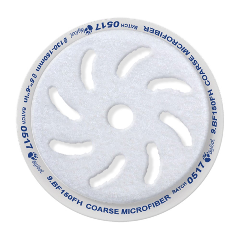 Rupes 5 tum polerrond, Microfiber blå 130/150mm