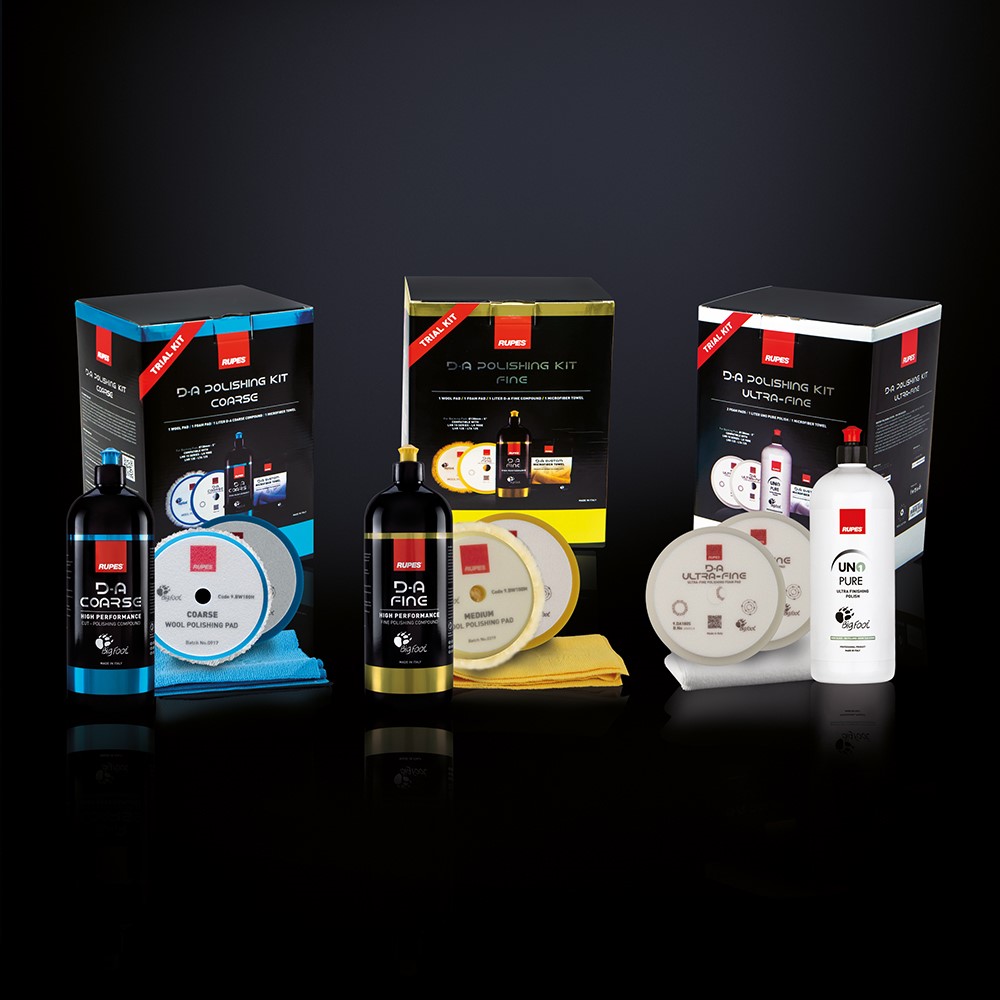 Rupes Trial kit Coarse+Fine+Ultra fine 180mm