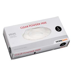 Vinyl handskar L Powder free