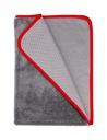 Care of Cars 1-sidig tvinnad water magnetic mikrofiberduk 600gsm Grå/Röd