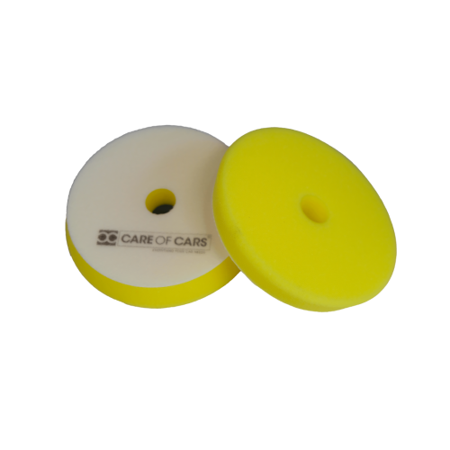 Care of Cars 5 tum Polerrondell Ø 145x25x125 mm. Trapets Gul Medium Cut.