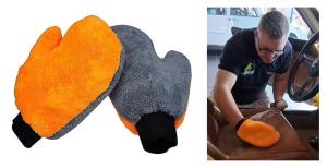 Tvätthandske i mikrofiber