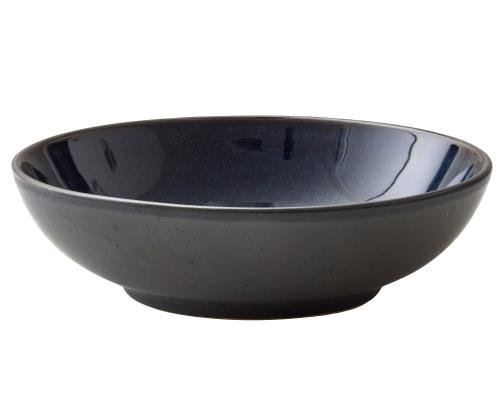 Pastaskål 20 cm Svart/Mörkblå