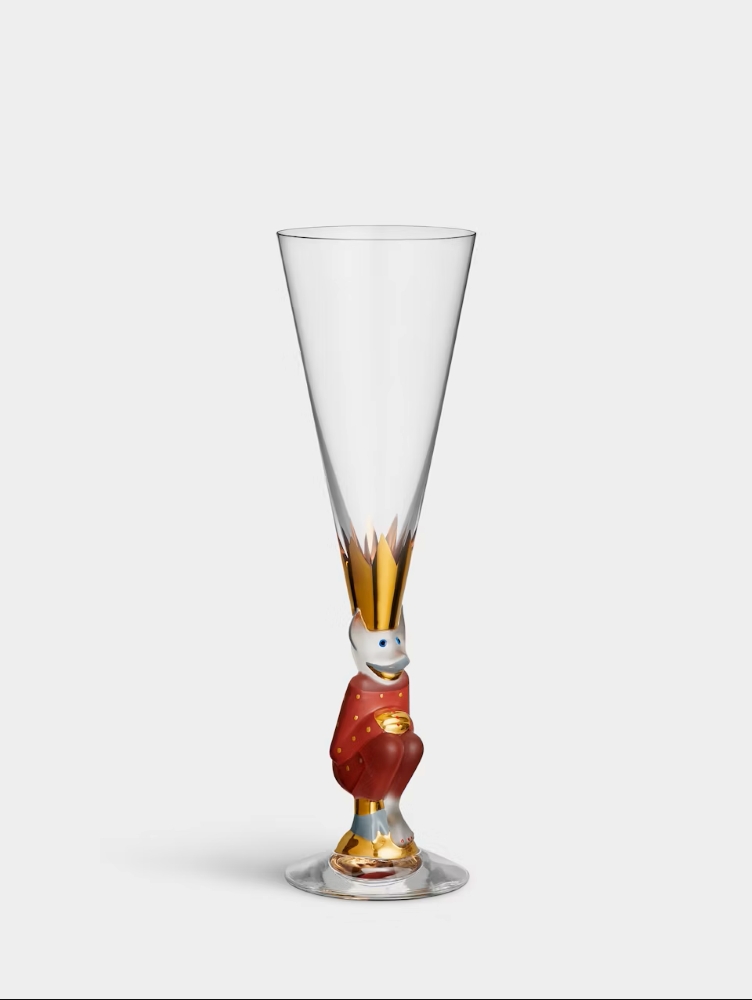 Nobel Champagnedjävul Champagneglas 19 cl Röd