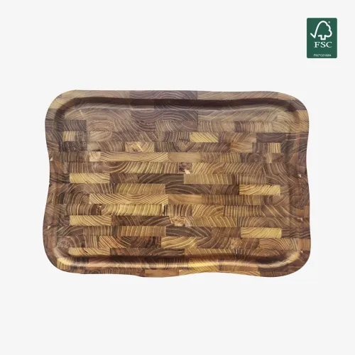 RAW Teak skärbräda 45 x 33 cm