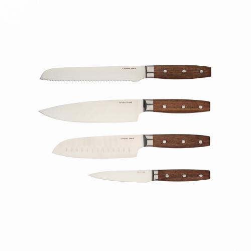 Knivset 4 delar Wood Collection