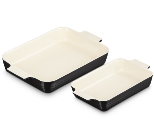 Ugnsformset Stengods 25+32 cm Svart