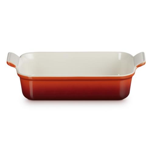 Heritage Rektangulär Form 26x19 cm Cerise