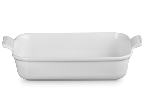 Heritage ugnsform rektangulär 32 cm vit