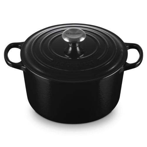 Signature Gjutjärnsgryta rund 24 cm 5 L Svart