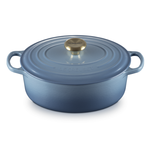 Signature Gjutjärnsgryta oval 4,1 L Chambray