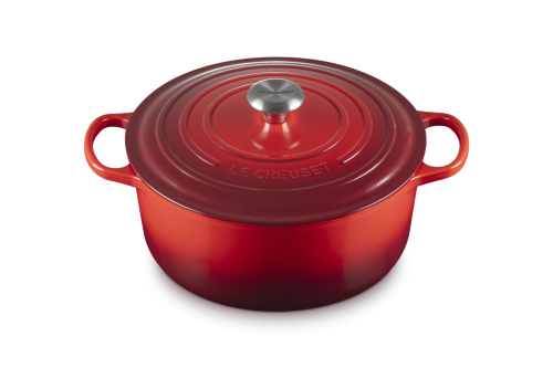 Signature Gjutjärnsgryta rund 28 cm 6,7 L Cerise