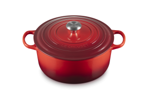 Signature Gjutjärnsgryta rund 28 cm 6,7 L Cerise