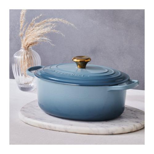 Signature Gjutjärnsgryta oval 4,1 L Chambray