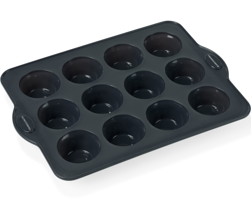 Blomsterbergs Muffinsform för 12 muffins 36x25 cm Grå