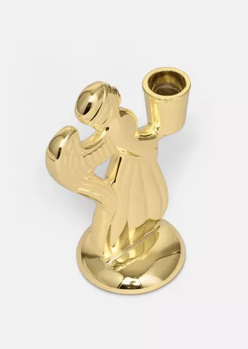 Skyddsängel Stor 14 cm Förgylld mässing