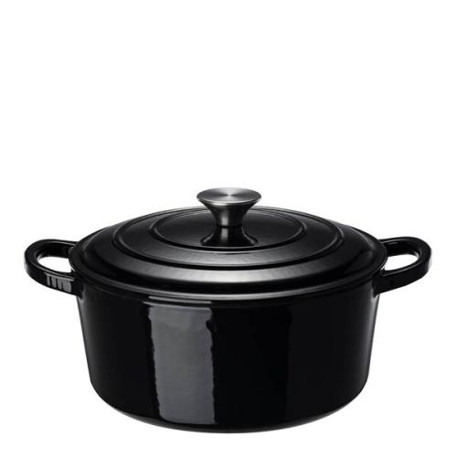 Basic Gjutjärnsgryta Svart, 4,2 L