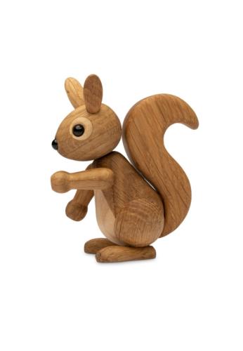 Peanut trädekoration ekorrunge 8,5 cm ek