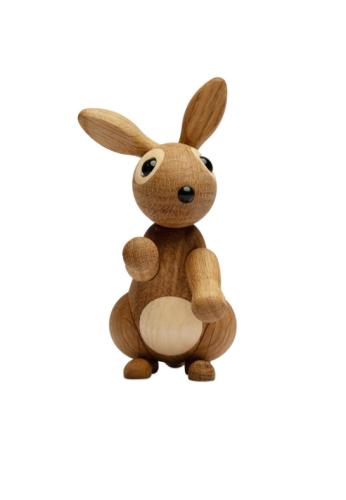 Bounce träfigur kaninunge 9,5 cm