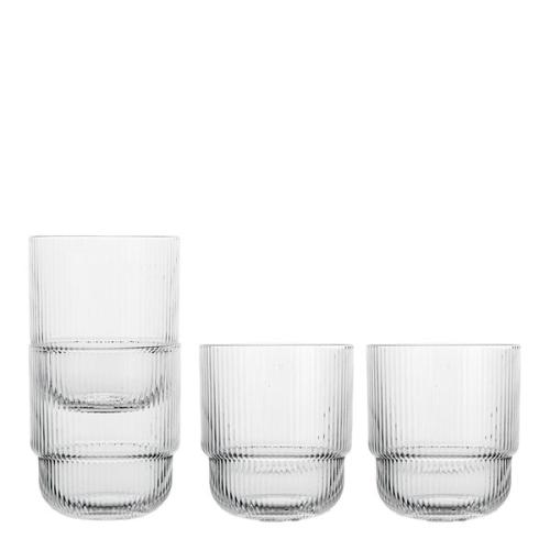 Blanka vattenglas 40 cl 4-pack klar