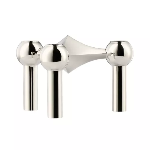 Stoff Nagel Ljusstake Krom