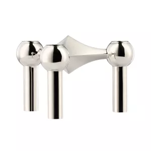 Stoff Nagel Ljusstake Krom