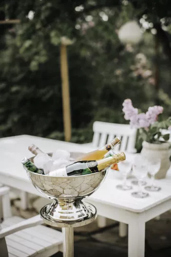 Champagnekylare 39x25 cm Rostfri