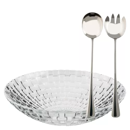 Skål 32 cm/Salladsbestick