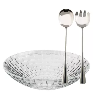 Skål 32 cm/Salladsbestick