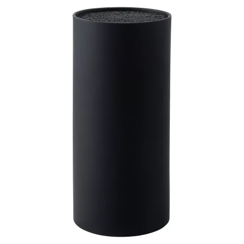 Universal Knivblock m/Borst H22 cm Svart