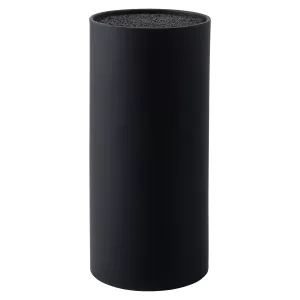 Universal Knivblock m/Borst H22 cm Svart