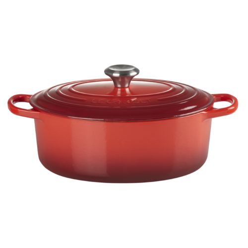 Signature Gjutjärnsgryta oval 27 cm 4,1 L Cerise