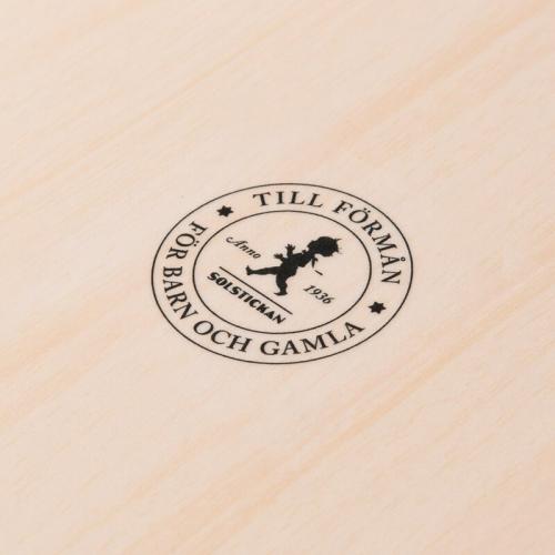 Bricka 27x20 cm Svart repeterande