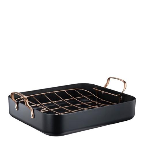 Black Copper ugnsform med galler 8,5 L