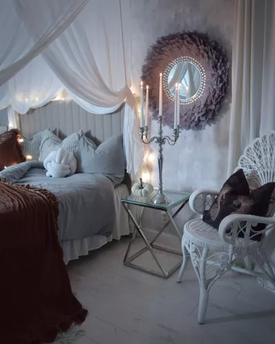 Kandelaber 5-armad Aluminium 100 cm